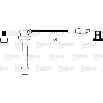 VALEO 346005 - Kit de câbles d'allumage