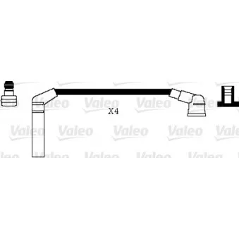 Kit de câbles d'allumage VALEO OEM 2744502610