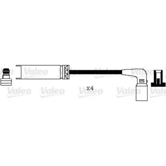 VALEO 346009 - Kit de câbles d'allumage