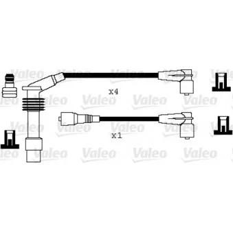 VALEO 346010 - Kit de câbles d'allumage