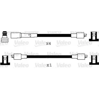 VALEO 346016 - Kit de câbles d'allumage