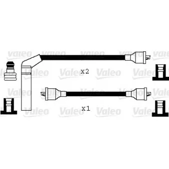 VALEO 346017 - Kit de câbles d'allumage