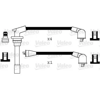 Kit de câbles d'allumage VALEO 346022