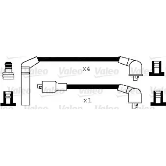 VALEO 346027 - Kit de câbles d'allumage