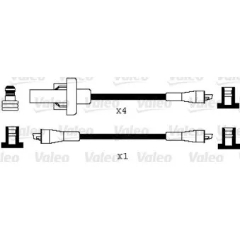 Kit de câbles d'allumage VALEO OEM 5967h9