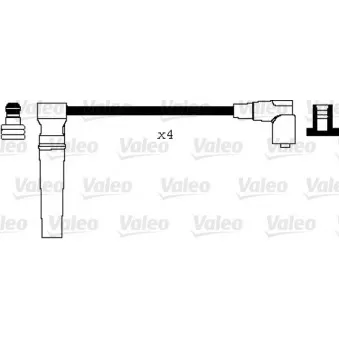 Kit de câbles d'allumage VALEO OEM t923b