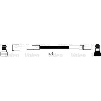 VALEO 346044 - Kit de câbles d'allumage