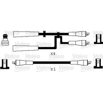 Kit de câbles d'allumage VALEO OEM 4451729