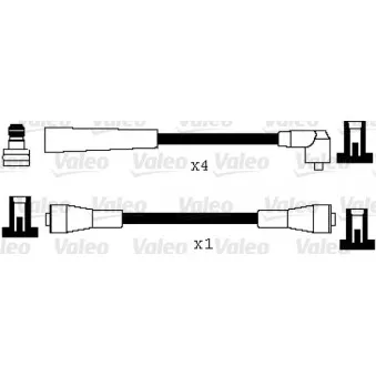 VALEO 346059 - Kit de câbles d'allumage
