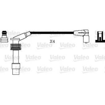 VALEO 346074 - Kit de câbles d'allumage