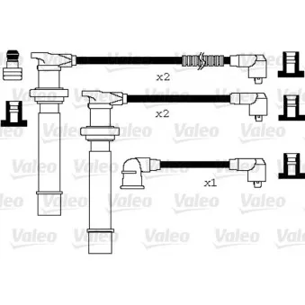 VALEO 346077 - Kit de câbles d'allumage