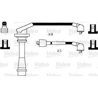 VALEO 346078 - Kit de câbles d'allumage