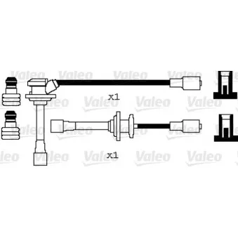 VALEO 346083 - Kit de câbles d'allumage