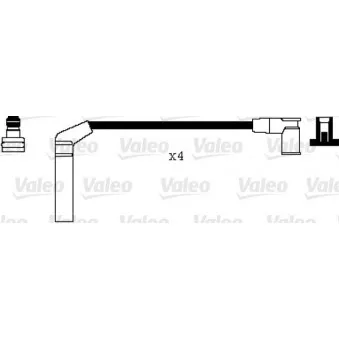VALEO 346086 - Kit de câbles d'allumage