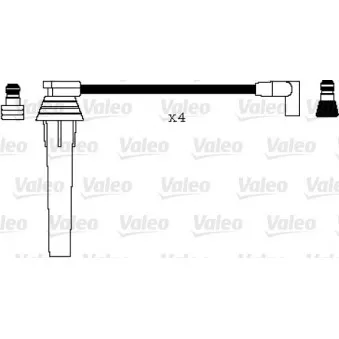 VALEO 346090 - Kit de câbles d'allumage