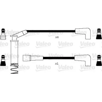 VALEO 346096 - Kit de câbles d'allumage