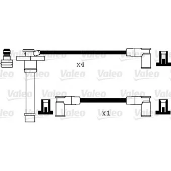 Kit de câbles d'allumage VALEO OEM 9099899002