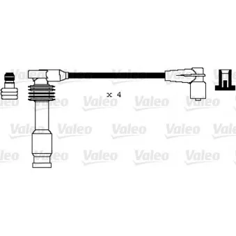 Kit de câbles d'allumage VALEO OEM 132-00-0406