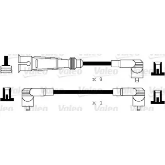 VALEO 346105 - Kit de câbles d'allumage