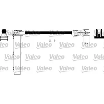 VALEO 346130 - Kit de câbles d'allumage