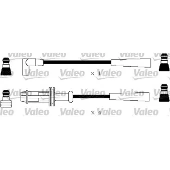 VALEO 346135 - Kit de câbles d'allumage
