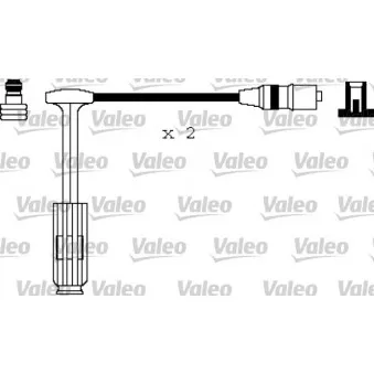 Kit de câbles d'allumage VALEO OEM 9836