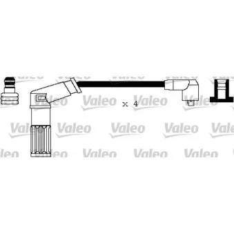 VALEO 346148 - Kit de câbles d'allumage