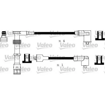VALEO 346152 - Kit de câbles d'allumage