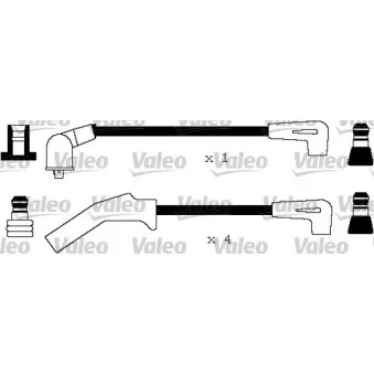 VALEO 346153 - Kit de câbles d'allumage