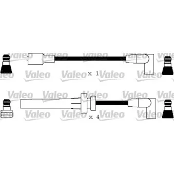 VALEO 346167 - Kit de câbles d'allumage