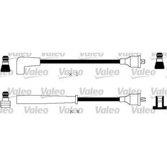 VALEO 346168 - Kit de câbles d'allumage