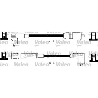 VALEO 346171 - Kit de câbles d'allumage