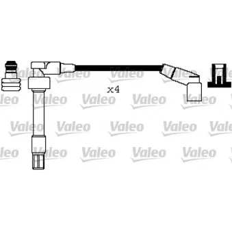 Kit de câbles d'allumage VALEO OEM 12121247513