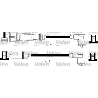 Kit de câbles d'allumage VALEO 346176