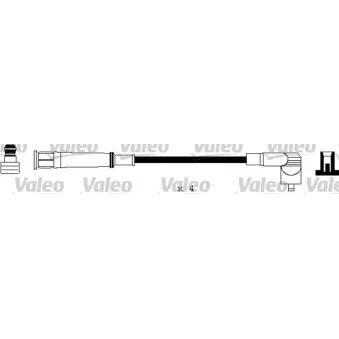 VALEO 346183 - Kit de câbles d'allumage