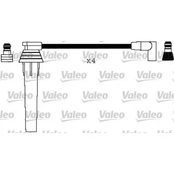 Kit de câbles d'allumage VALEO OEM 2476