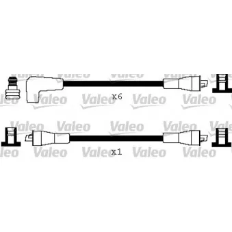 VALEO 346188 - Kit de câbles d'allumage