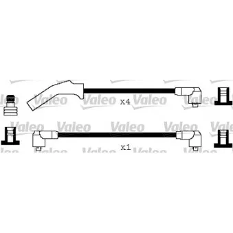 VALEO 346191 - Kit de câbles d'allumage