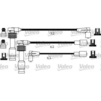Kit de câbles d'allumage VALEO 346194