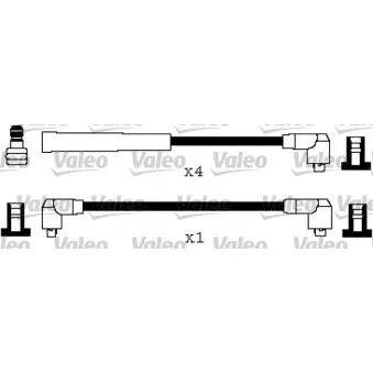 VALEO 346195 - Kit de câbles d'allumage