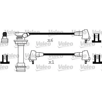 VALEO 346200 - Kit de câbles d'allumage