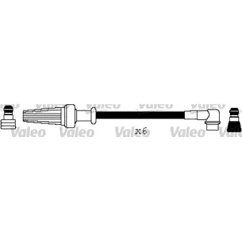 VALEO 346202 - Kit de câbles d'allumage