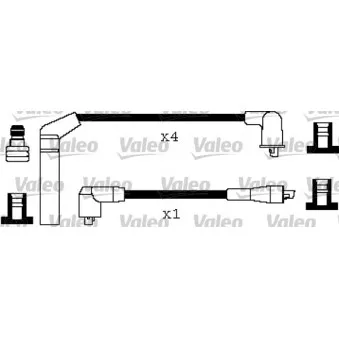 VALEO 346210 - Kit de câbles d'allumage