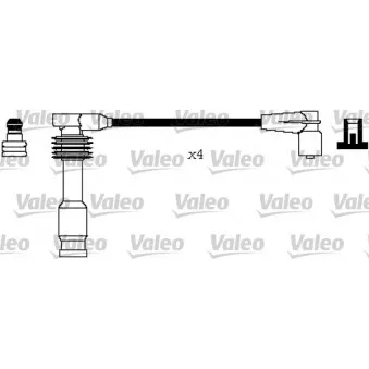 VALEO 346212 - Kit de câbles d'allumage
