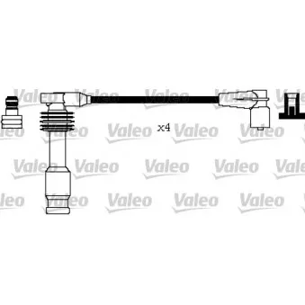 VALEO 346213 - Kit de câbles d'allumage