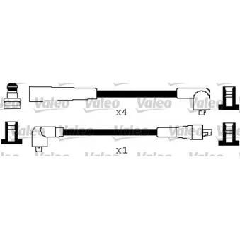 VALEO 346216 - Kit de câbles d'allumage