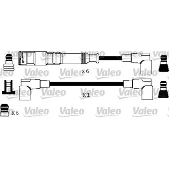 VALEO 346221 - Kit de câbles d'allumage