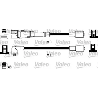 VALEO 346230 - Kit de câbles d'allumage