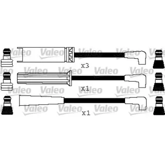 Kit de câbles d'allumage VALEO OEM NP1332