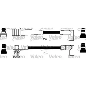 Kit de câbles d'allumage VALEO 346236